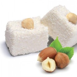 Hazelnut Turkish Delight