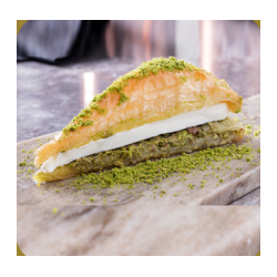 Triangleshape Baklava W Ith Icecream