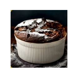 Chocolatesoufflew Ith Icecream And Tea (Hotserve)